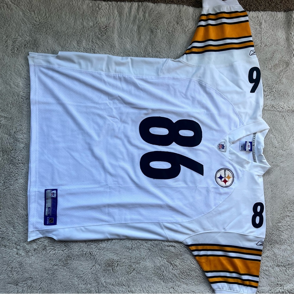 Reebok White NFL Jersey with Blue Tag
